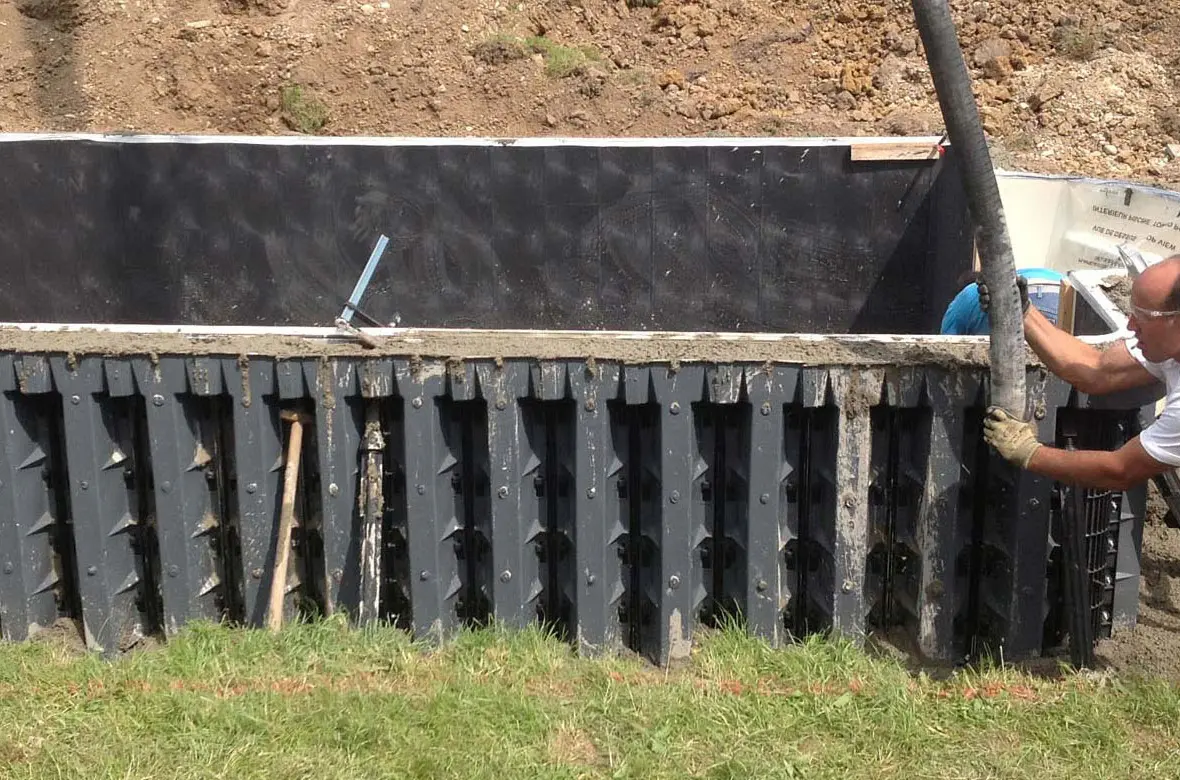Poolwaende betonieren Osnabrück